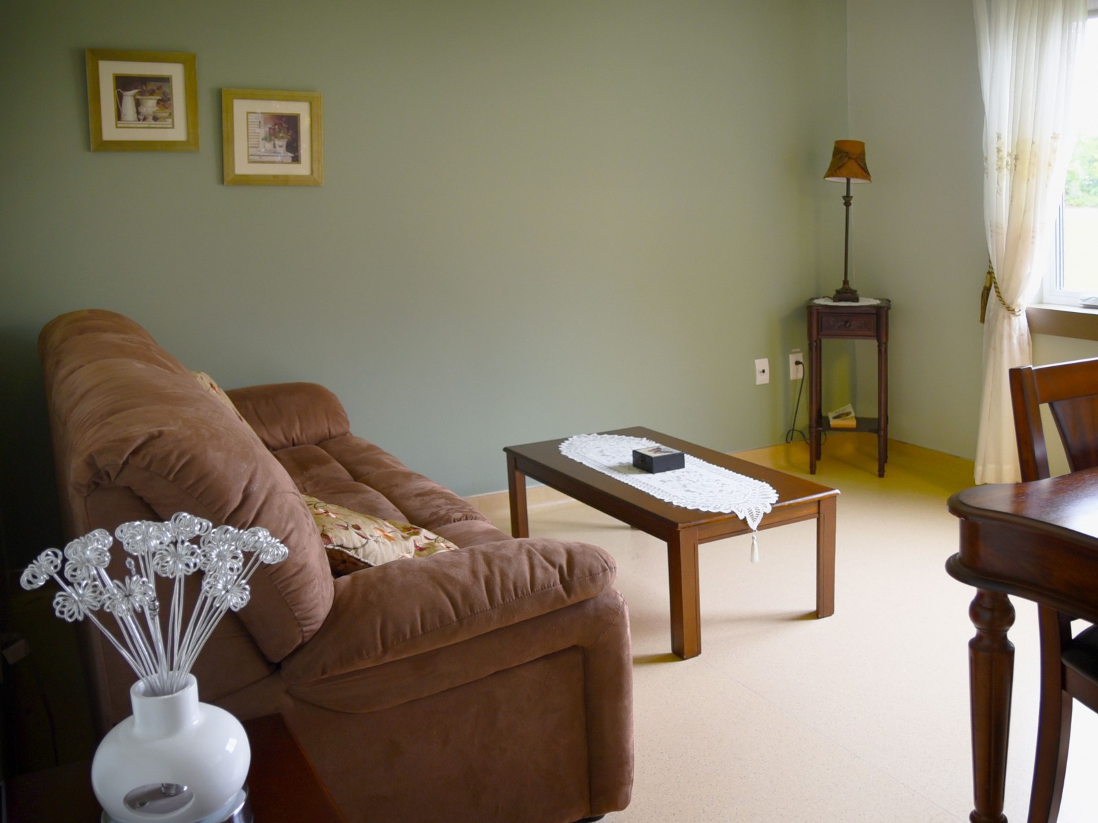 Un salon de l'unité des soins palliatifs