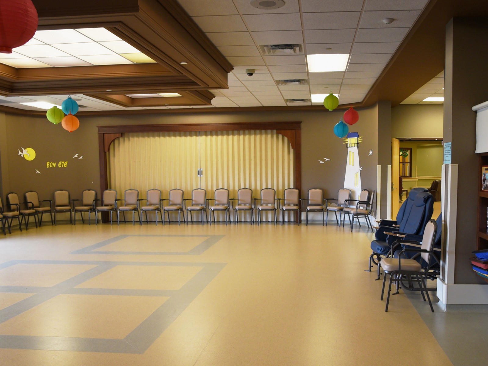 La salle d'activités