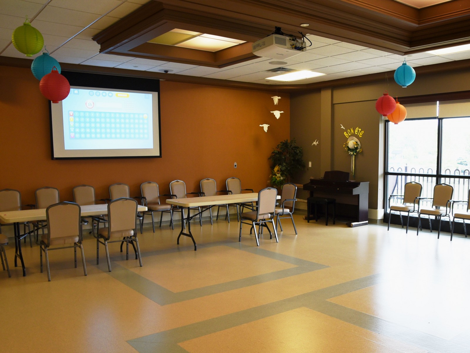 La salle d'activités